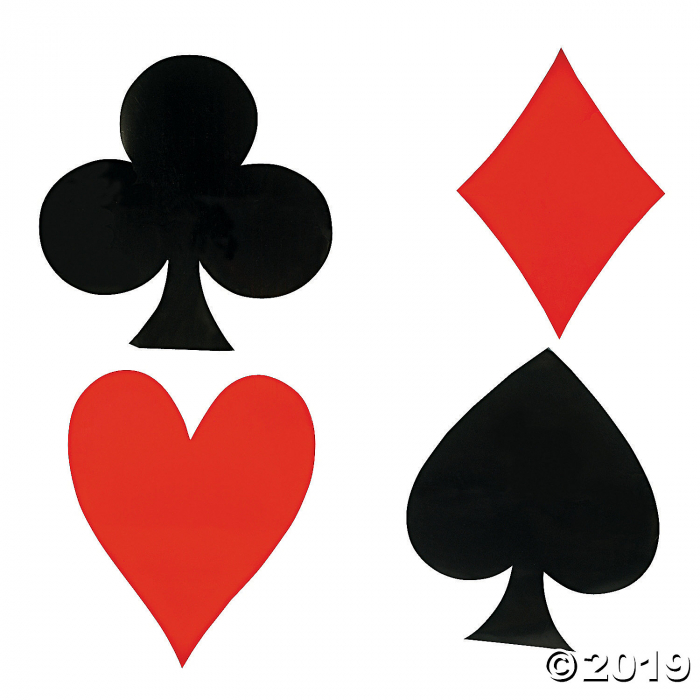 Jumbo Card Suit Cutouts (1 Set(s))