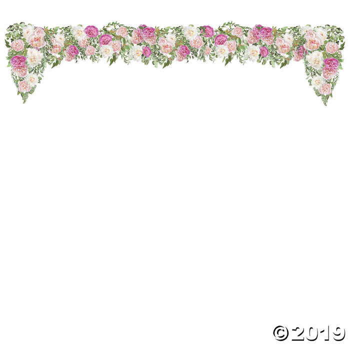 Wedding Floral Cutout Wall Décor (1 Set(s))