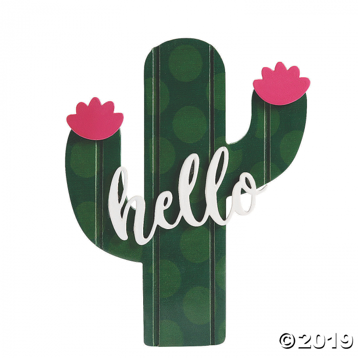 Cactus Welcome Sign (1 Piece(s))