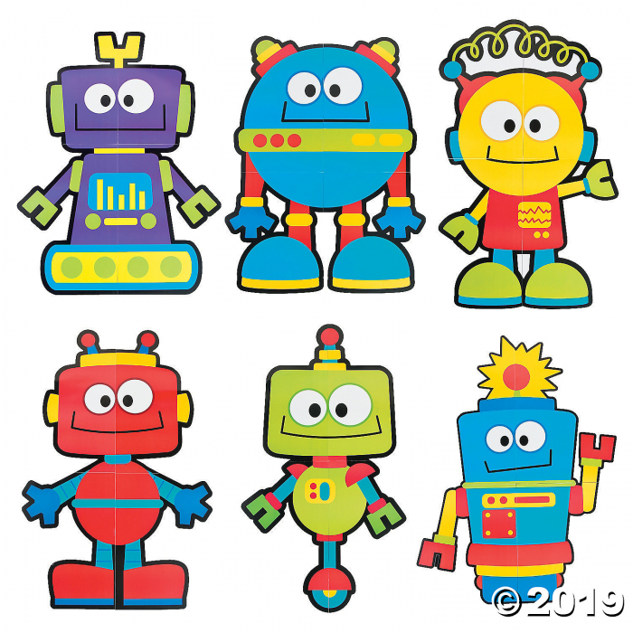 Giant Robot Cutouts (1 Set(s))