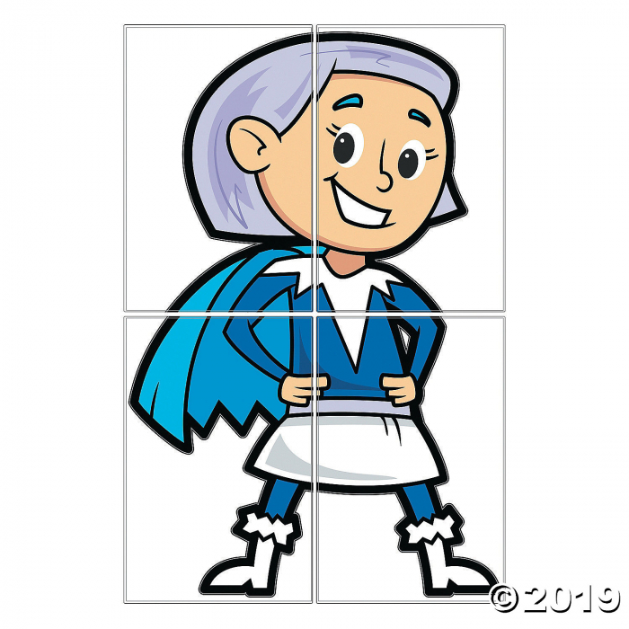 Jumbo Winter Superhero Posters (24 Piece(s))