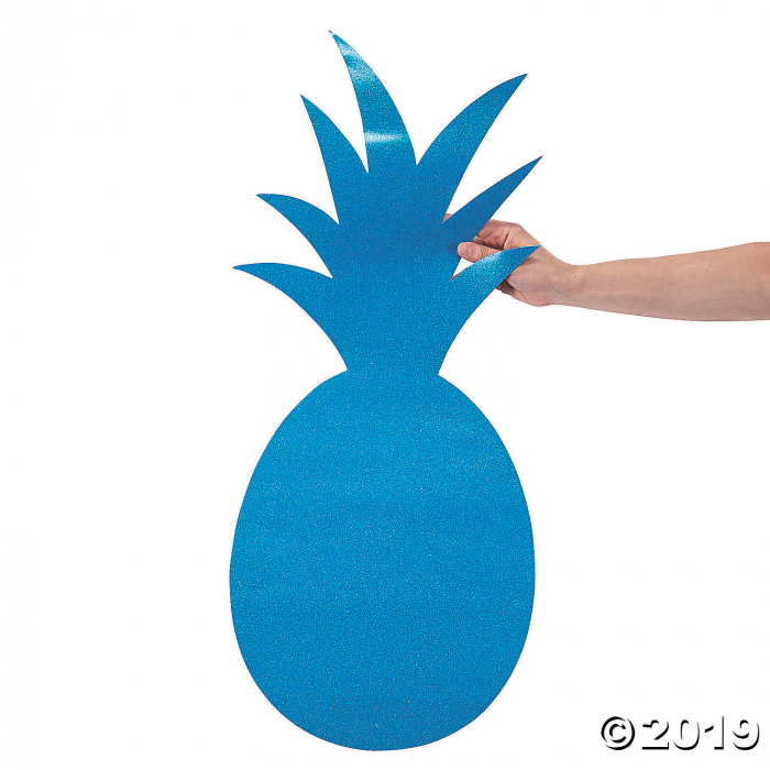 Large Luau Glitter Pineapple Flamingo Cutouts (1 Set(s))