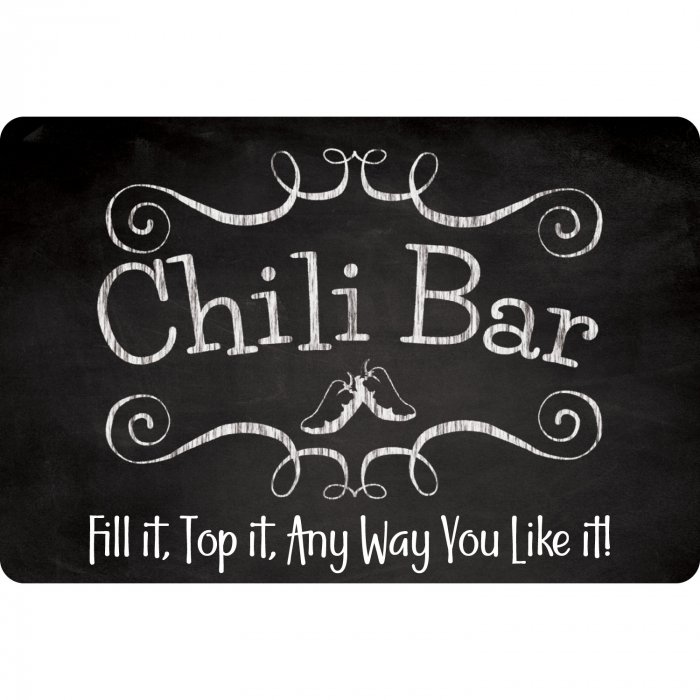 Personalized Chili Bar Sign (1 Piece(s))