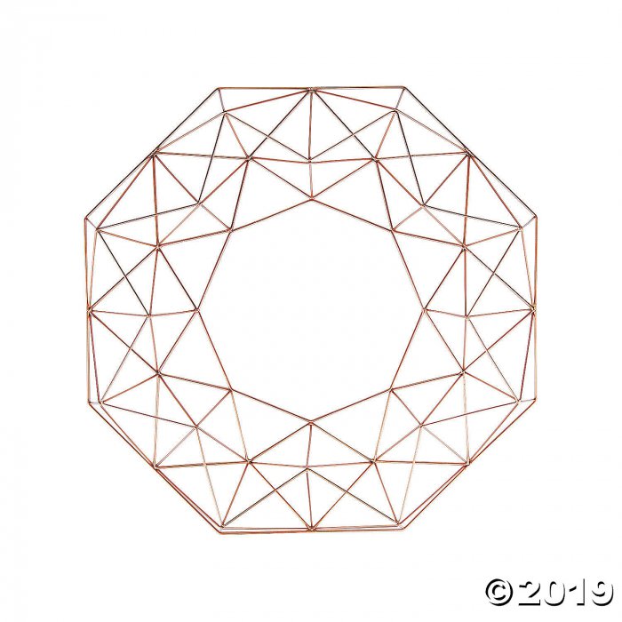 Gold Geometric Frame (1 Piece(s))