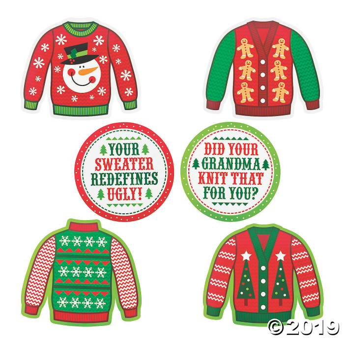 Ugly Sweater Cutouts (6 Piece(s))