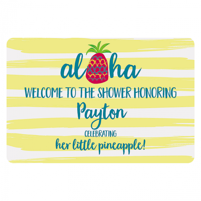 Personalized Pineapple Sign (1 Piece(s))