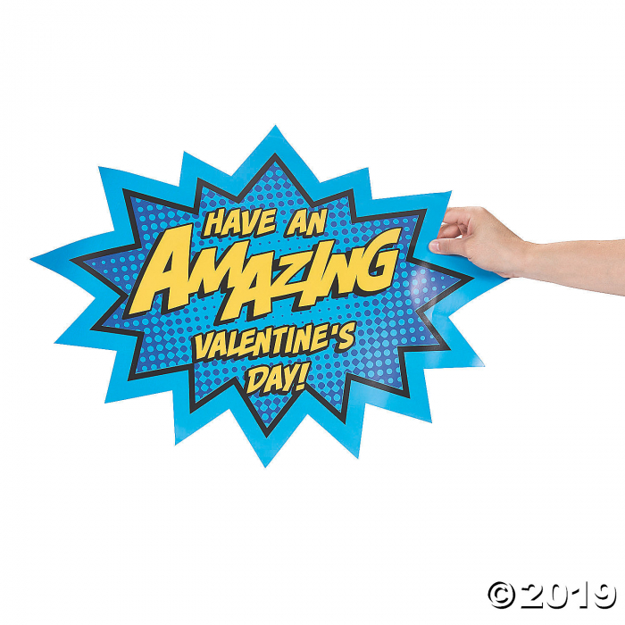 Valentine's Day Superhero Cutouts (4 Piece(s))
