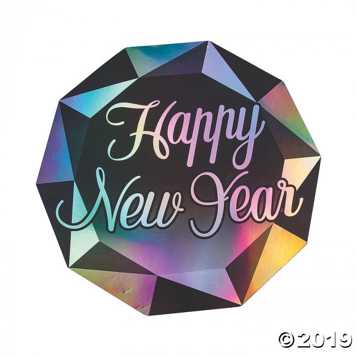 Diamond New Year's Eve Wall Cutouts (6 Piece(s))
