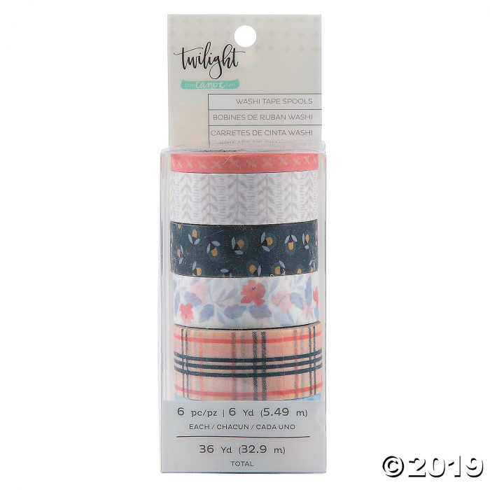 American Crafts One Canoe Two Twilight Washi Tape (1 Set(s))