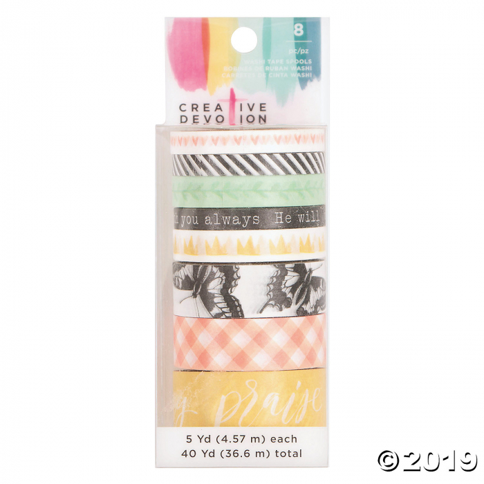 American Crafts Creative Devotion He Will Washi Tape (8 Roll(s))