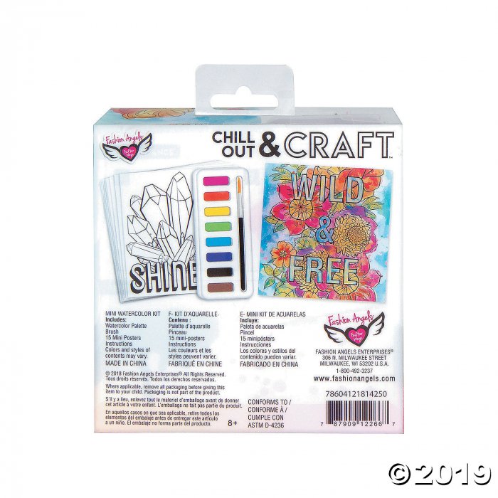 Fashion Angels® Chill Out & Craft Watercolor Kit (1 Set(s))
