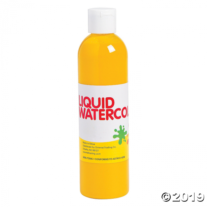 Yellow Liquid Watercolor Washable Paint (1 Piece(s))
