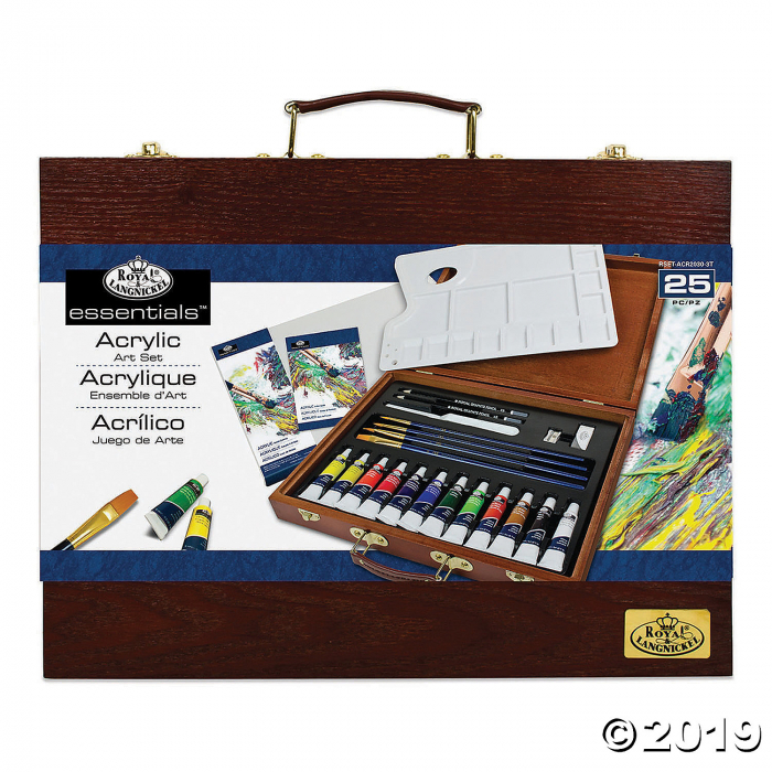 essentials Set-Acrylic Painting 25pc (1 Set(s))