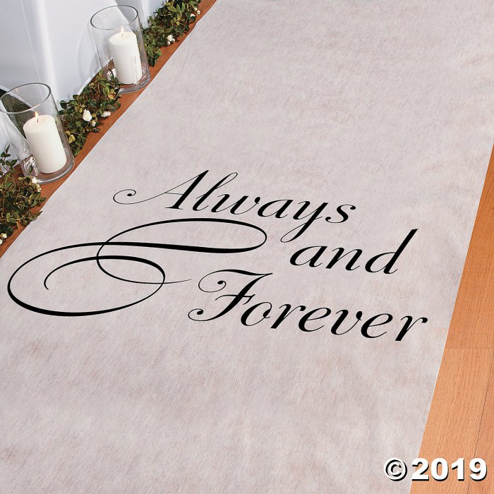 Always & Forever Wedding Aisle Runner (1 Roll(s))