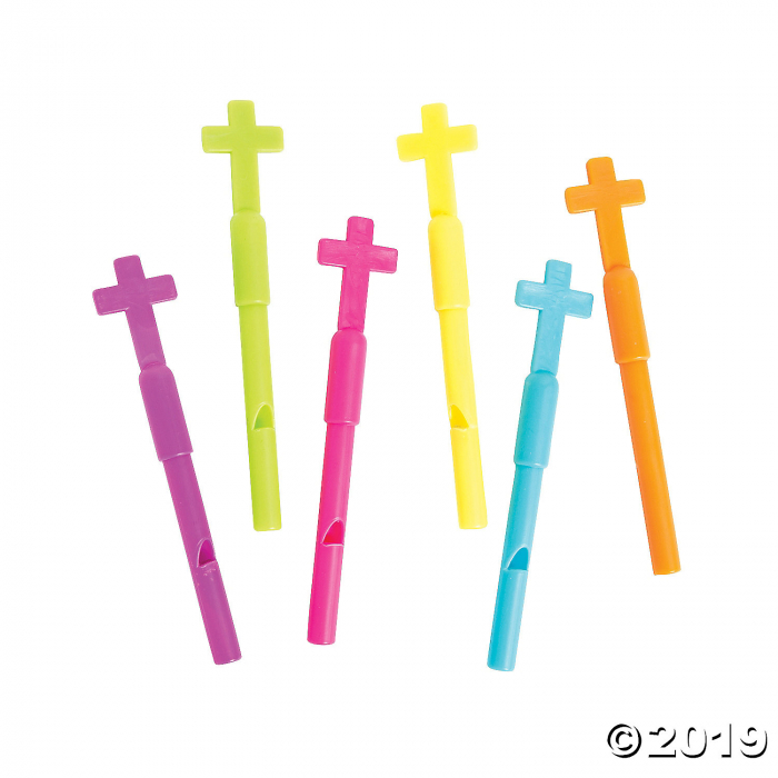 Religious Cross Whistles (72 Piece(s)) Religious Cross Whistles (72 Piece(s))