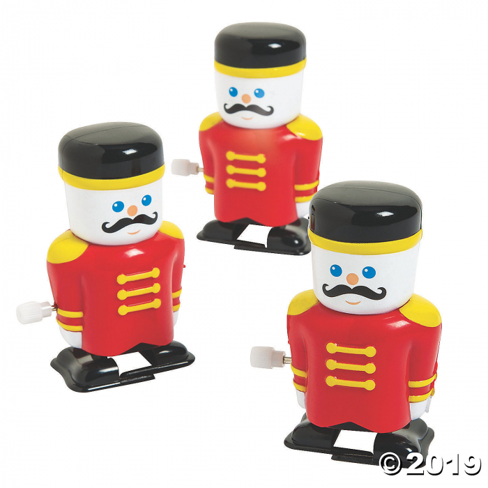 Wind-Up Christmas Toy Soldiers (Per Dozen)