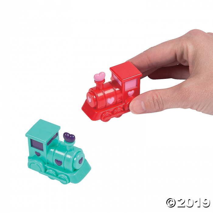 Pullback Valentine Trains (Per Dozen) Pullback Valentine Trains (Per Dozen)
