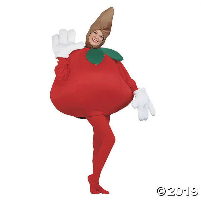 Adult Apple Costume - Standard (1 Piece(s)) Adult Apple Costume - Standard (1 Piece(s))
