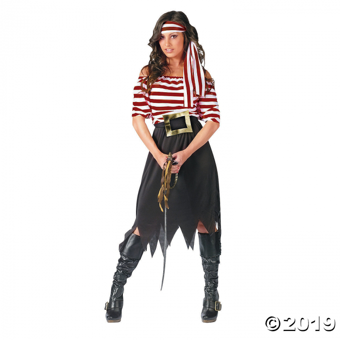 Women's Pirate Maiden Costume - Standard (1 Piece(s)) Women's Pirate Maiden Costume - Standard (1 Piece(s))