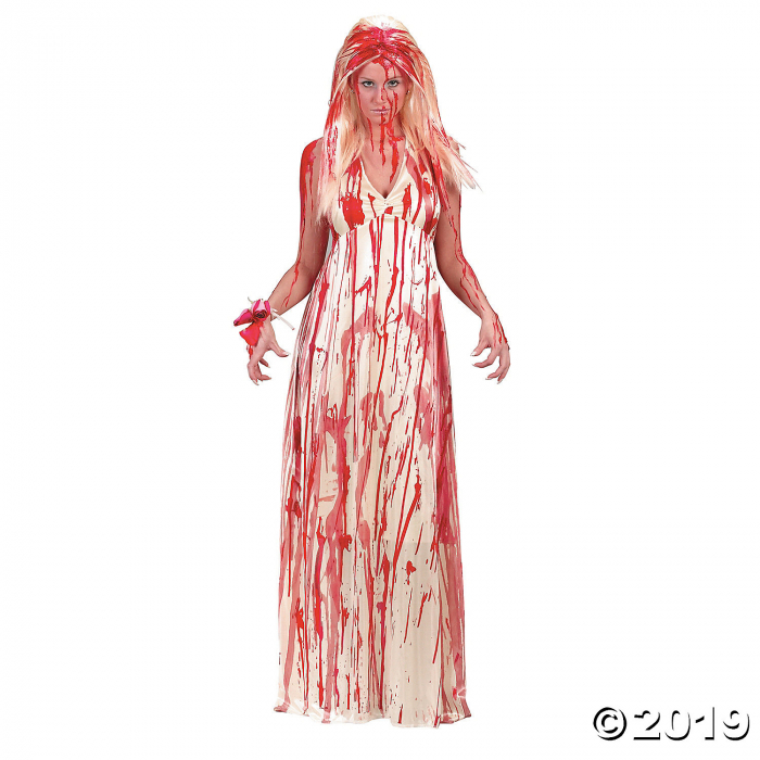 Women's Bloody Prom Dress Costume - Small/Medium (1 Set(s)) Women's Bloody Prom Dress Costume - Small/Medium (1 Set(s))