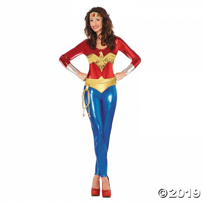 Women's Wonder Woman Catsuit Costume - Medium (1 Piece(s)) Women's Wonder Woman Catsuit Costume - Medium (1 Piece(s))