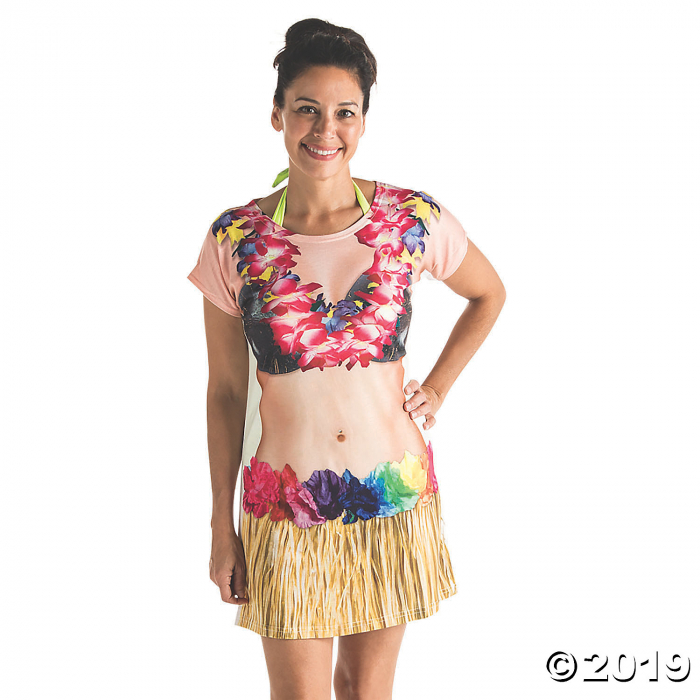 Women's Sublimation Hula Dancer Costume - Large (1 Piece(s))