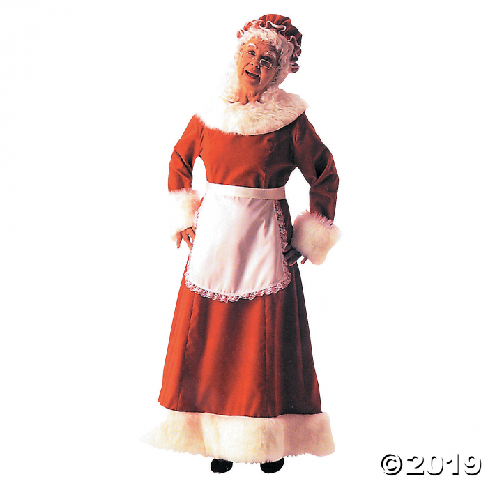 Womens mrs outlet claus costume