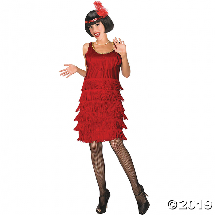 Women's Red Flapper Costume - Small (1 Piece(s))