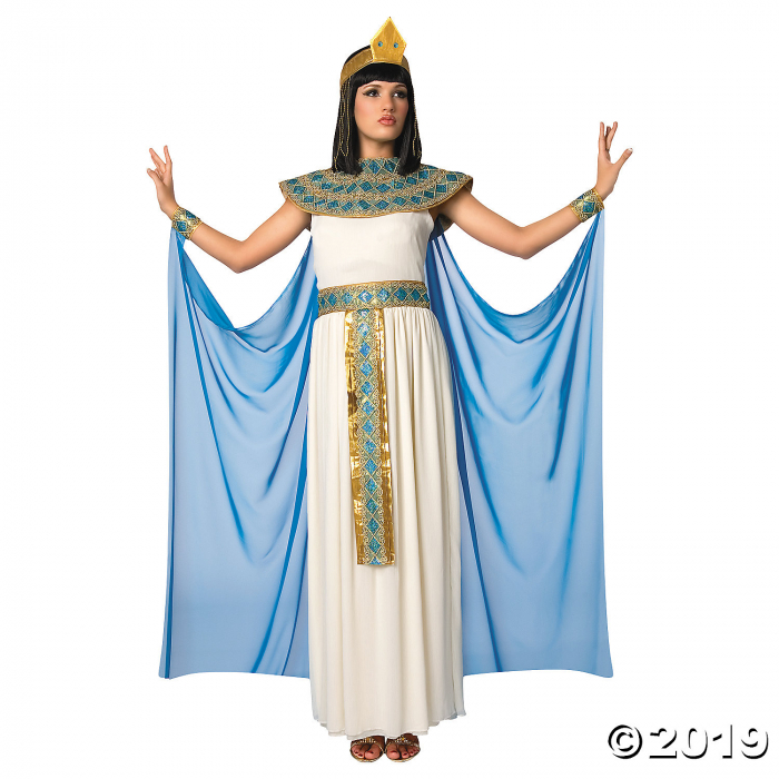 Women's Blue & White Cleopatra Costume - Small (1 Piece(s))
