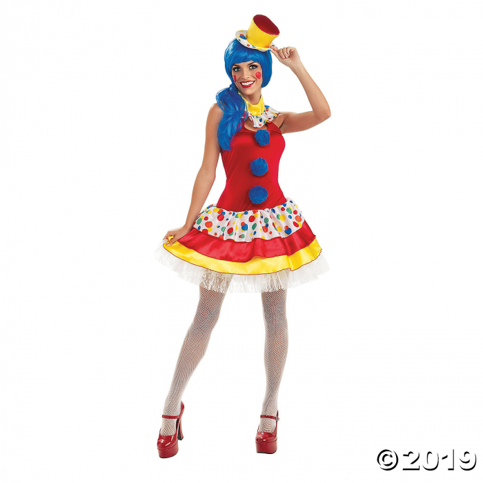 Women's Giggles Clown Costume - Medium (1 Set(s)) Women's Giggles Clown Costume - Medium (1 Set(s))