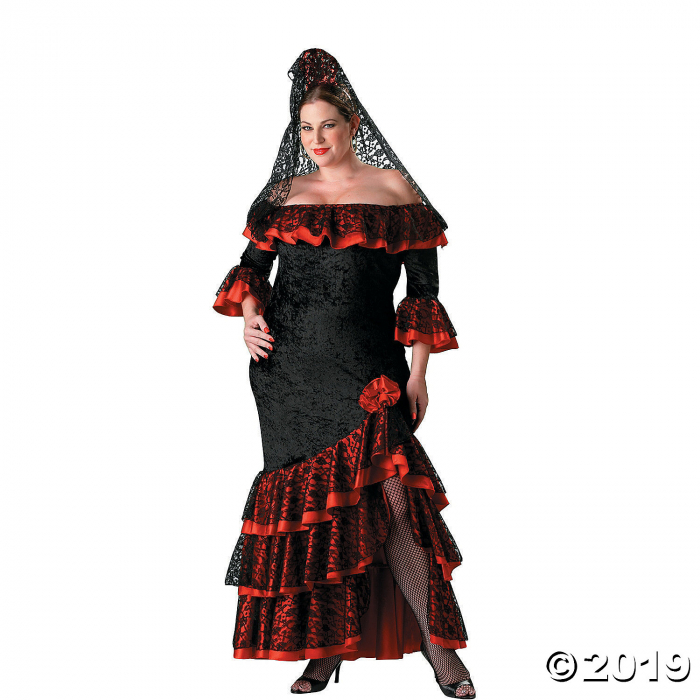 Women's Plus Size Senorita Costume - XXXL (1 Piece(s))