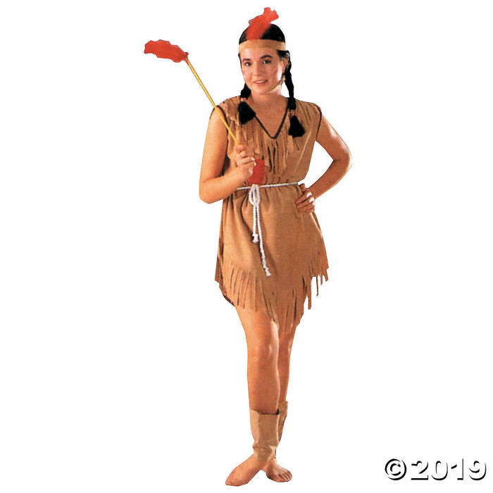 Women's Native American Lady Costume - Standard (1 Piece(s)) Women's Native American Lady Costume - Standard (1 Piece(s))