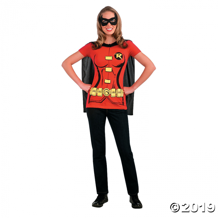 Women's Sexy Robin Shirt Costume - Medium (1 Piece(s))