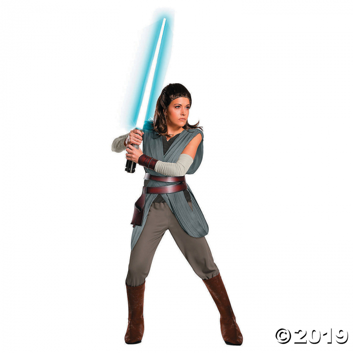Women's Super Deluxe Star Wars Episode VIII: The Last Jedi Rey Costume - Medium (1 Piece(s)) Women's Super Deluxe Star Wars Episode VIII: The Last Jedi Rey Costume - Medium (1 Piece(s))