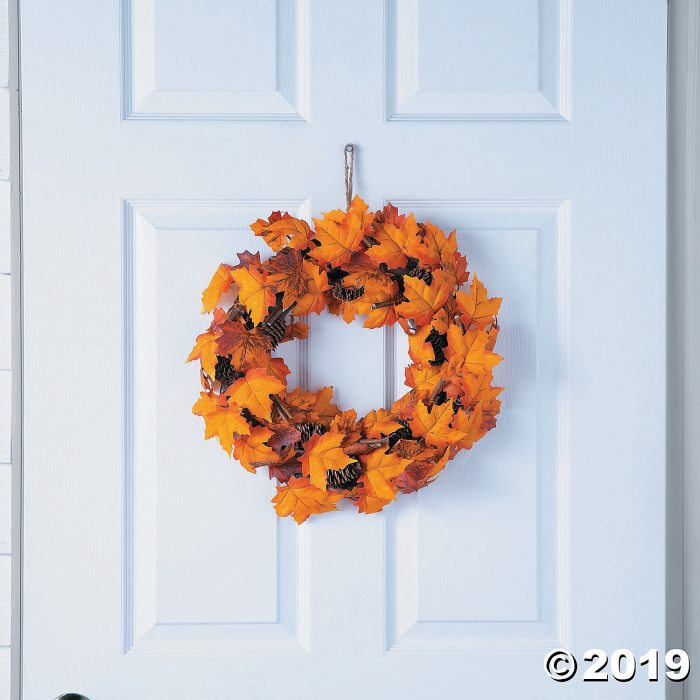 Fall Maple Leaves Wreath (1 Piece(s))