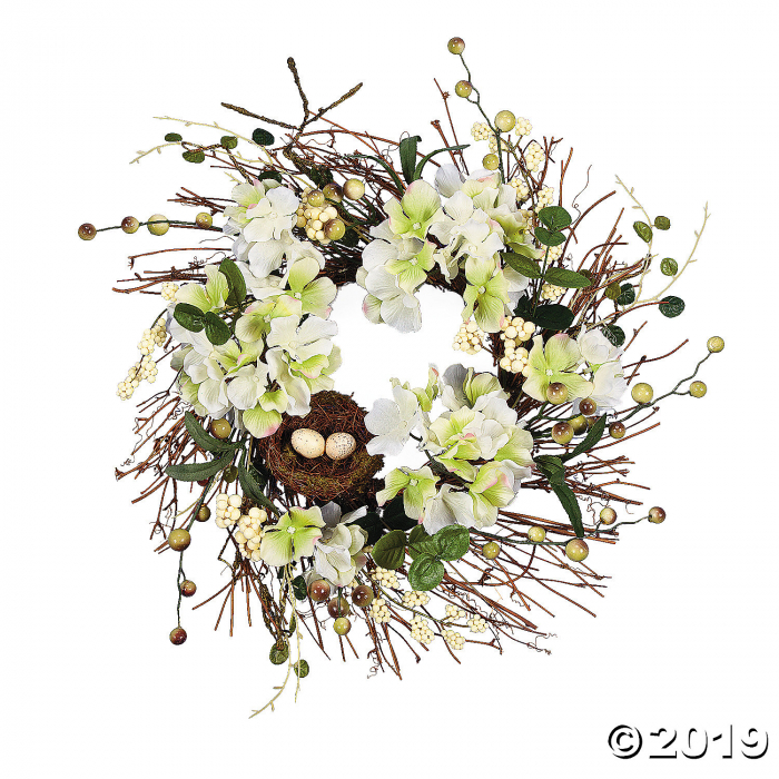 White Floral Wreath