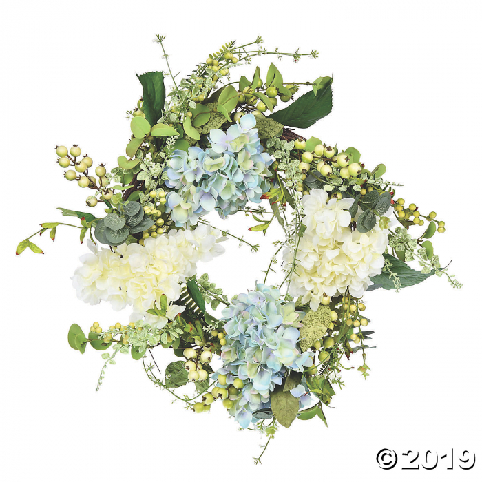 Vickerman 24" Green Hydrangea Berry Wreath (1 Piece(s))