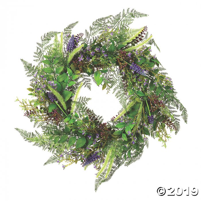 Vickerman 24" Artificial Green Maytime Wreath (1 Piece(s))