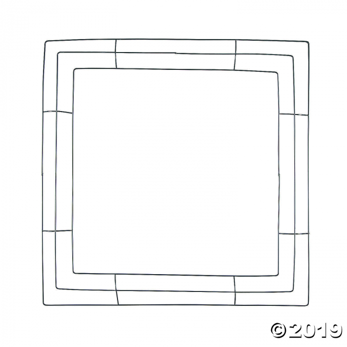 FloraCraft® Green Square Wire Wreath Form - 16 (1 Piece(s)) FloraCraft® Green Square Wire Wreath Form - 16 (1 Piece(s))