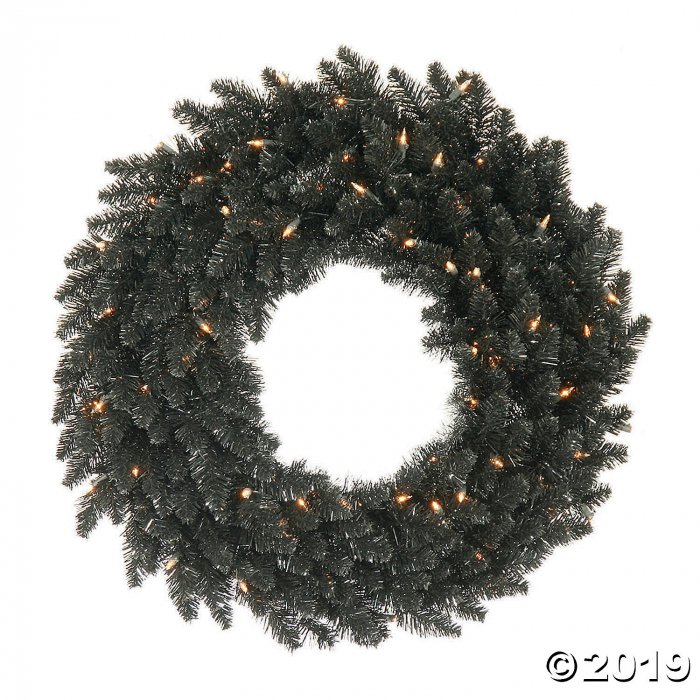 Vickerman 36" Black Fir Wreath - Unlit (1 Piece(s))