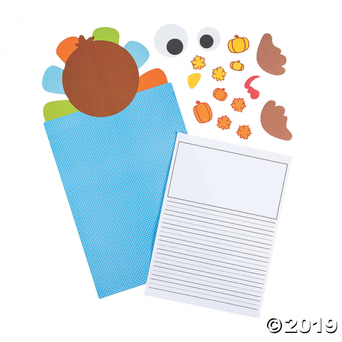 All About Turkeys Writing Prompt Craft Kit (Makes 24)