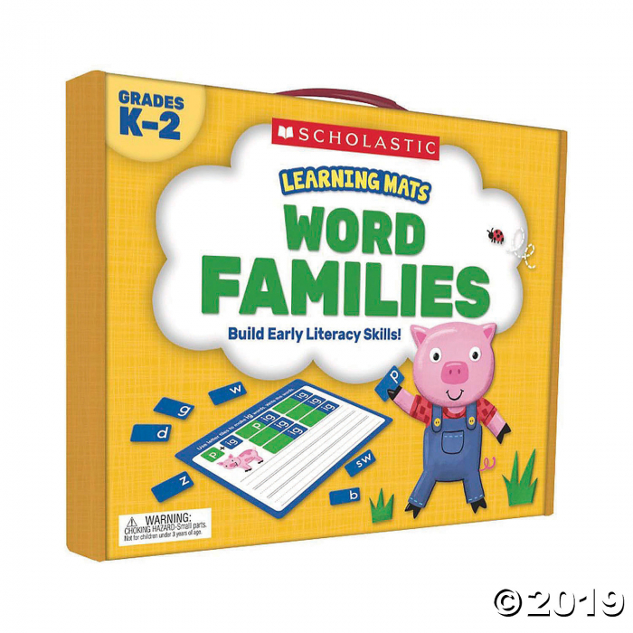 Learning Mats: Word Families (1 Set(s))