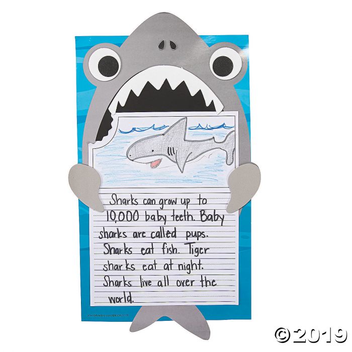 All About Sharks Writing Prompt Craft Kit (Makes 12)