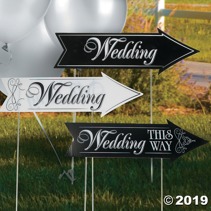 Wedding Road Sign Kit (3 Piece(s)) Wedding Road Sign Kit (3 Piece(s))