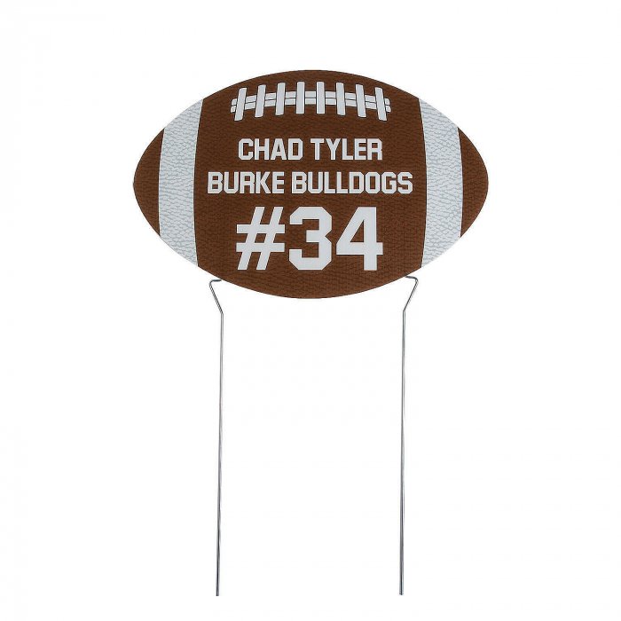 Personalized Football Yard Sign (1 Piece(s))