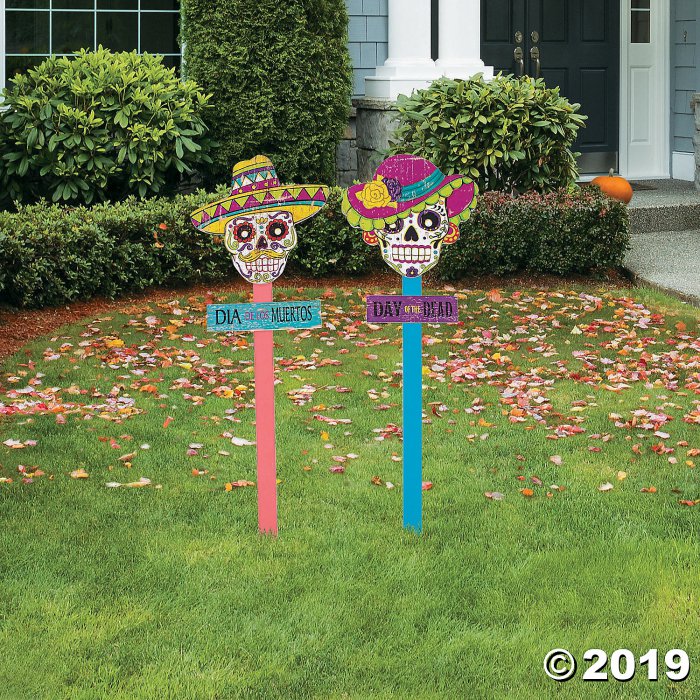Fiesta Day of the Dead Yard Stakes (1 Set(s))