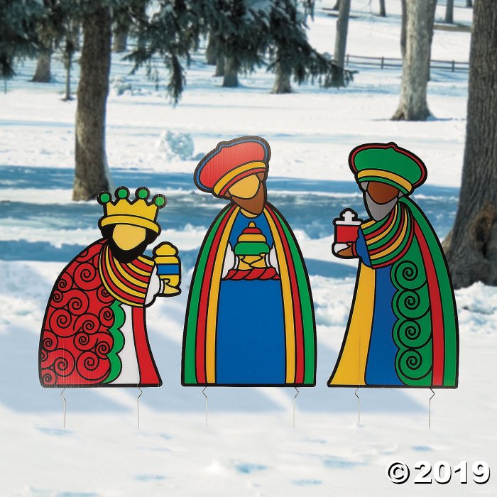 Three Wise Men Outdoor Yard Stakes (1 Set(s))