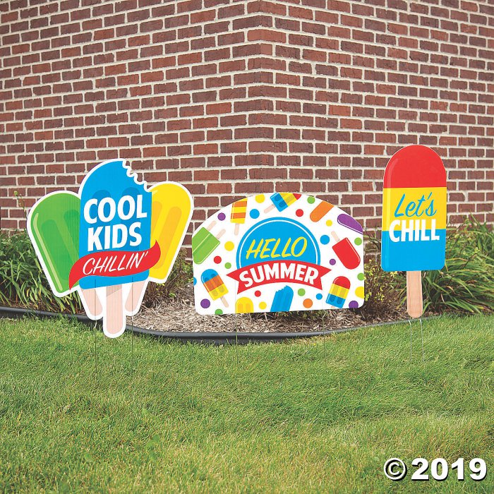 Ice Pop Party Yard Signs (1 Set(s))