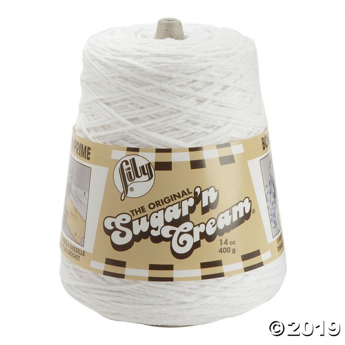 Lily Sugar'N Cream Yarn - Cones-White 14 Oz (1 Piece(s))