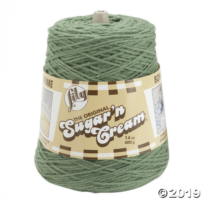Lily Sugar'n Cream Yarn - Cones-Sage 14 oz (1 Piece(s))